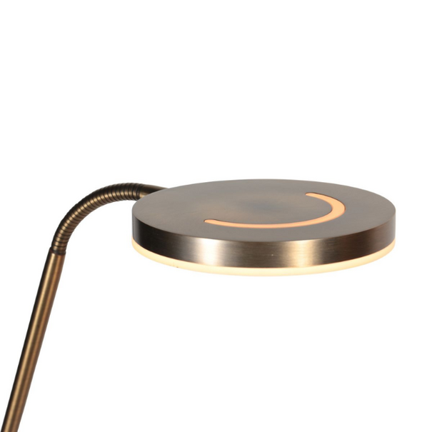 Steinhauer Modern klassieke leeslamp Soleil 2 1-lichts brons