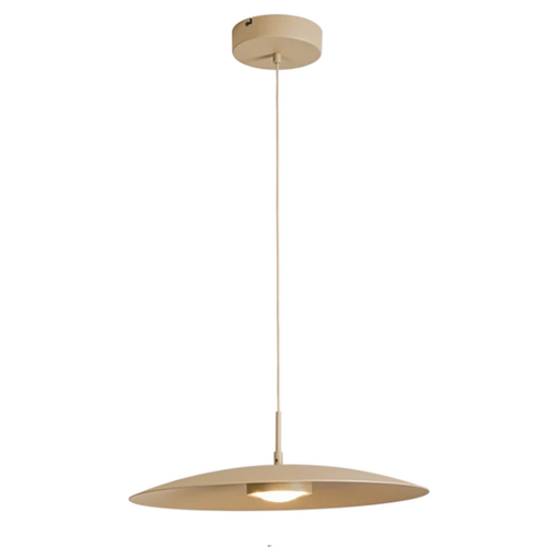 Modern industriële hanglamp Sanne 1-lichts zand dim to warm Ø50 cm
