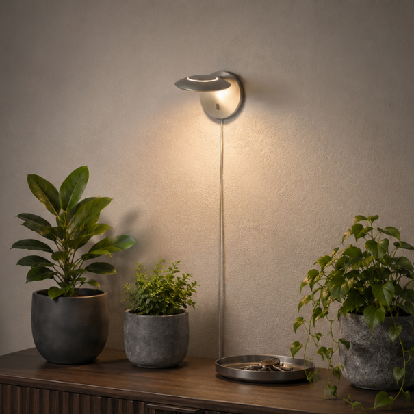 Steinhauer Industriële wandlamp Zenith 2 staal