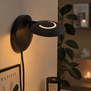 Industriële wandlamp Zenith 2 zwart