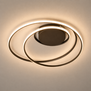 Moderne plafondlamp Evi Anodic Brown 40 cm