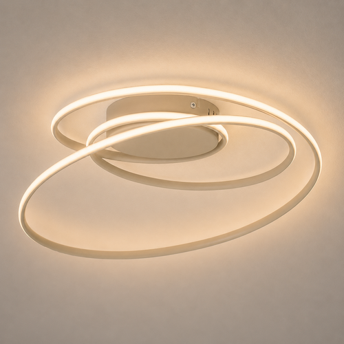Moderne plafondlamp Evi zand 40 cm