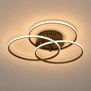 Moderne plafondlamp Jasmijn 3-standen memory Ø42 cm 24 watt Anodic Brown