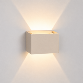 Wandlamp Muro 1-lichts crème