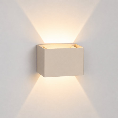 Moderne wandlamp Muro 1-lichts crème