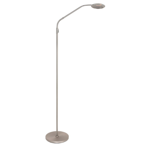 Moderne oplaadbare leeslamp Zenith 2 staal met flexibele arm