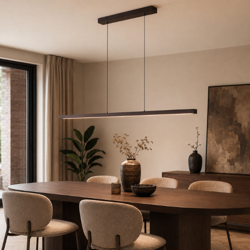 Moderne hanglamp Bande LED 150 cm cacao