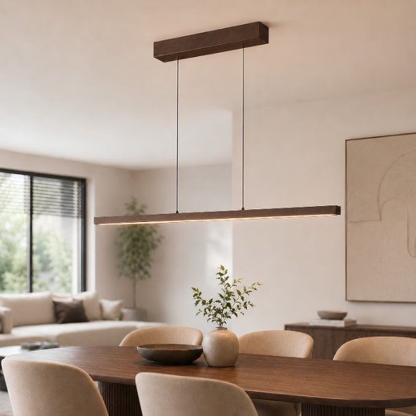 Steinhauer Moderne Hanglamp Bande LED 114 cm cacao