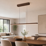 Moderne Hanglamp Bande LED 114 cm cacao