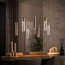 Moderne hanglamp Luce 7-lichts beige