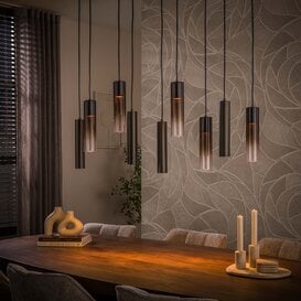 Hanglamp Luce 9-lichts Sienna brown