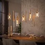 Moderne hanglamp Calenza 9-lichts beige