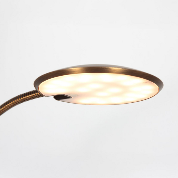 Steinhauer Moderne klassieke oplaadbare leeslamp Zenith 2 zwart met flexibele arm