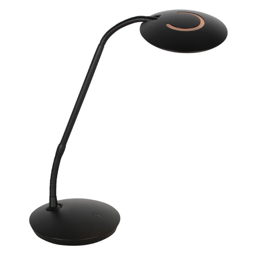 Moderne tafellamp Zenith 2 zwart met afstandsbediening