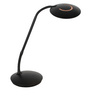 Moderne tafellamp Zenith 2 zwart met afstandsbediening