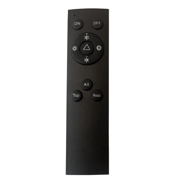Steinhauer Moderne vloerlamp Uplighter Zenith 2 met leesarm en afstandsbediening brons