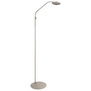 Moderne vloerlamp Zenith 2 staal met afstandsbediening