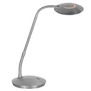 Moderne tafellamp Zenith 2 staal met afstandsbediening