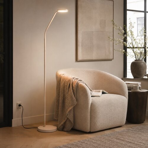 Moderne vloerlamp Málaga 1-lichts zand