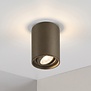 Modern industriële opbouwspot Viggo 1-lichts Anodic brown kantelbaarOpbouwspot Viggo 1-lichts Anodic brown kantelbaar