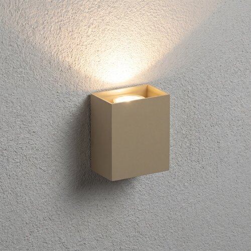 Modern Scandinavische wandlamp Minke 1-lichts zand