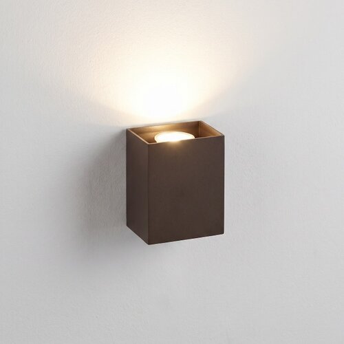 Modern chique wandlamp Minke 1-lichts Anodic brown