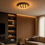Modern design plafondlamp Alcadozo brons Ø60 cm