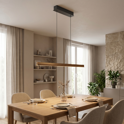 Moderne hanglamp Bostelo 116 cm brons