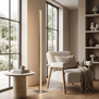 Moderne vloerlamp Bostelo brons