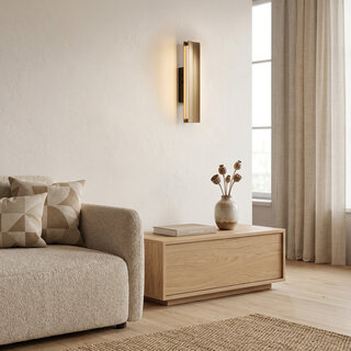 Wandlamp Bostelo brons