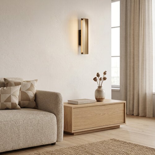 Moderne wandlamp Bostelo brons