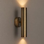 Moderne Industriële wandlamp Perugia 2-lichts brons