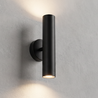 Wandlamp Perugia 2-lichts zwart