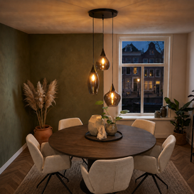 Hanglamp Cambio 3-lichts Smoke