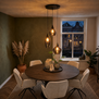 Moderne hanglamp Cambio 3-lichts getrapt zwart met smoke glas