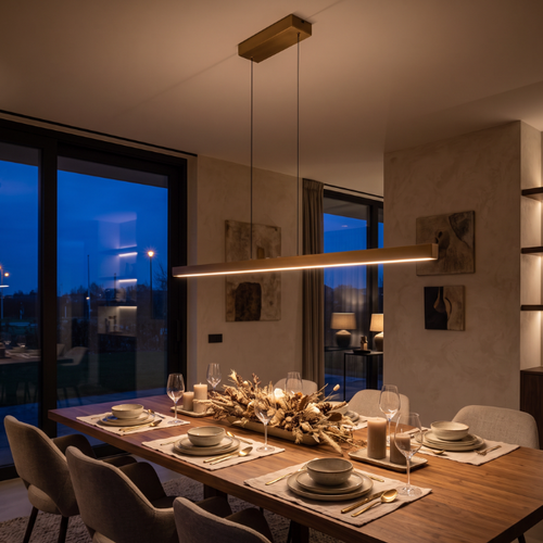 Moderne hanglamp Traiano 160 cm brons