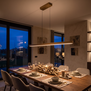 Moderne hanglamp Traiano 160 cm brons