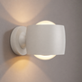Modern design wandlamp Amora 2-lichts wit