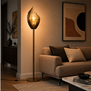 Design vloerlamp Omegna 1-lichts platinum