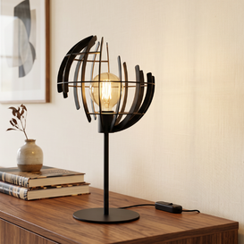 Tafellamp Terra 65 cm hoog zwart