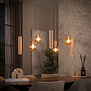 Hanglamp Brisa 7-lichts beige met kokers