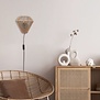 Scandinavische wandlamp Ropex 1-lichts touw crème