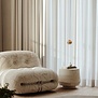 Hotel chique hanglamp Belluno 1-lichts amber glas goud