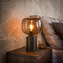 Moderne tafellamp Iselle 1-lichts sienna brown