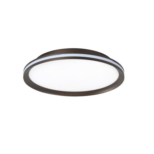 Moderne plafondlamp Twilight choco bruin dimbaar