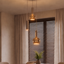 Moderne hanglamp Locarno 3-lichts getrapt zand