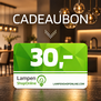 LampenShopOnline cadeaubon €30 voor verlichting en interieurcadeaus
