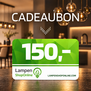LampenShopOnline cadeaubon € 150,- voor een royaal interieurcadeau
