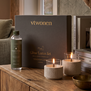 Tenderflame Glow Lotus Giftset wit met Lotus 10, Lotus 12 en 0,5 liter Tenderfuel