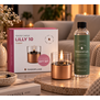 Tenderflame Lilly 10 Copper giftset met 0,5 liter Tenderfuel